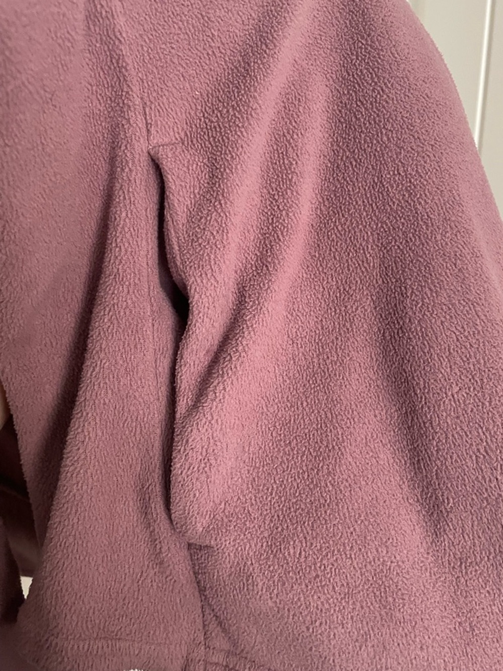 Old Navy Fleece Lilac Full-Zip Lightweight Jacket - Picture 6 of 8